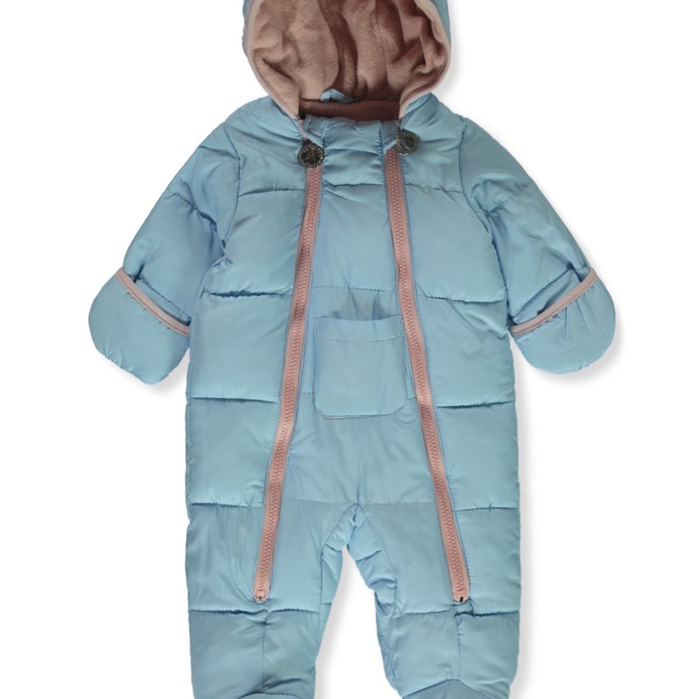 DKNY Baby Girl Quilted Pram Suit